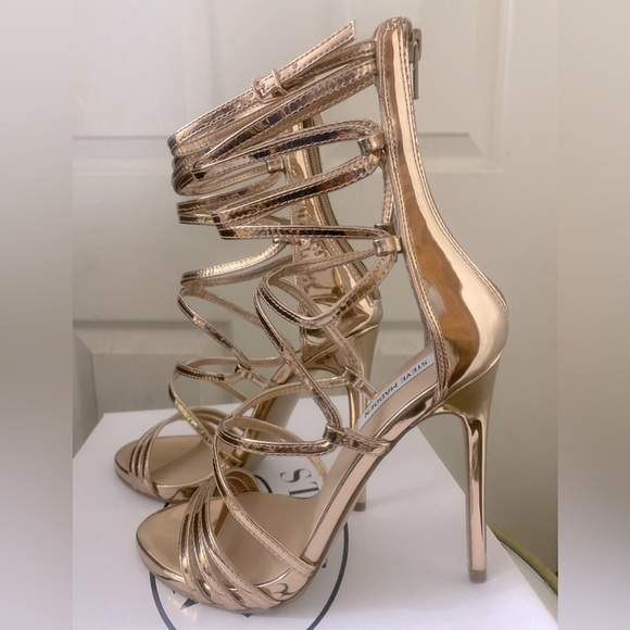 🚨NEVER WORN Steve Madden- Size 9 | Rose Gold | Heel Height: 4.75 Inches - Picture 7 of 9